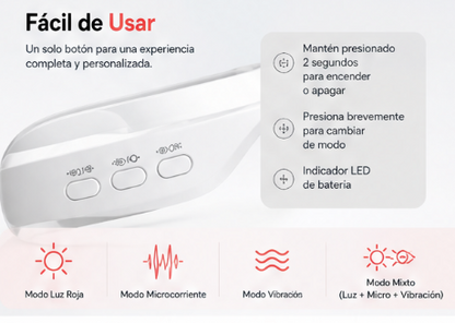 Gafas masajeadoras Lumiara 5 en 1